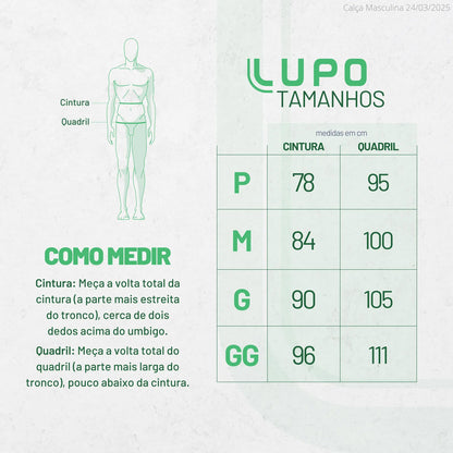 Calça Legging Térmica Masculina Lupo Segunda Pele S/ Costura