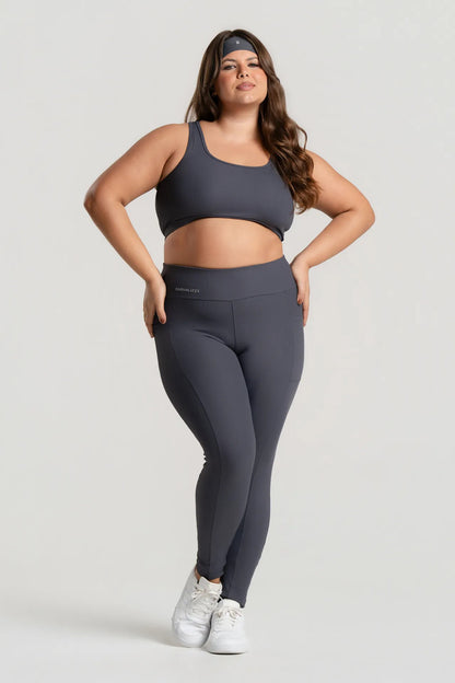 Top Feminino Academia Bolso Nadador Corrida Fitness Esporte