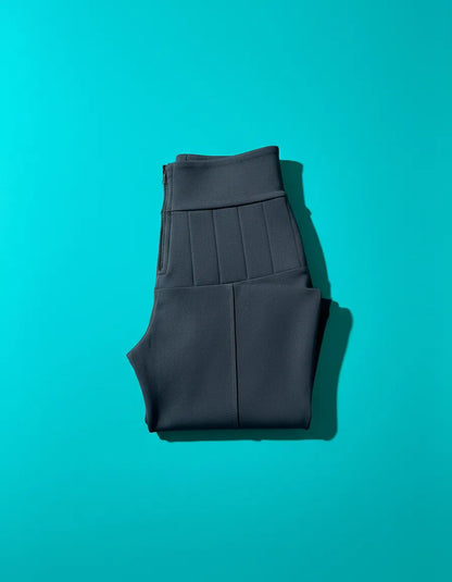 Calça Lipo Super Power Modeladora Cintura Alta C/ Zíper Fake