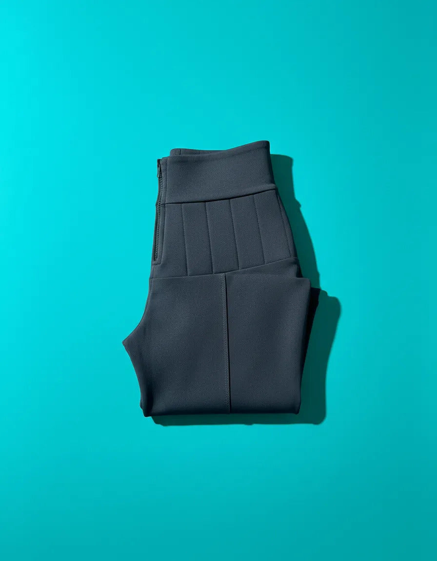 Calça Lipo Super Power Modeladora Cintura Alta C/ Zíper Fake