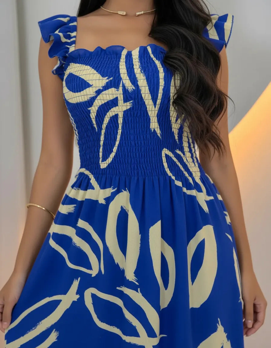 Loose-fitting Casual Long Dress Strappy Summer Party Evangelical