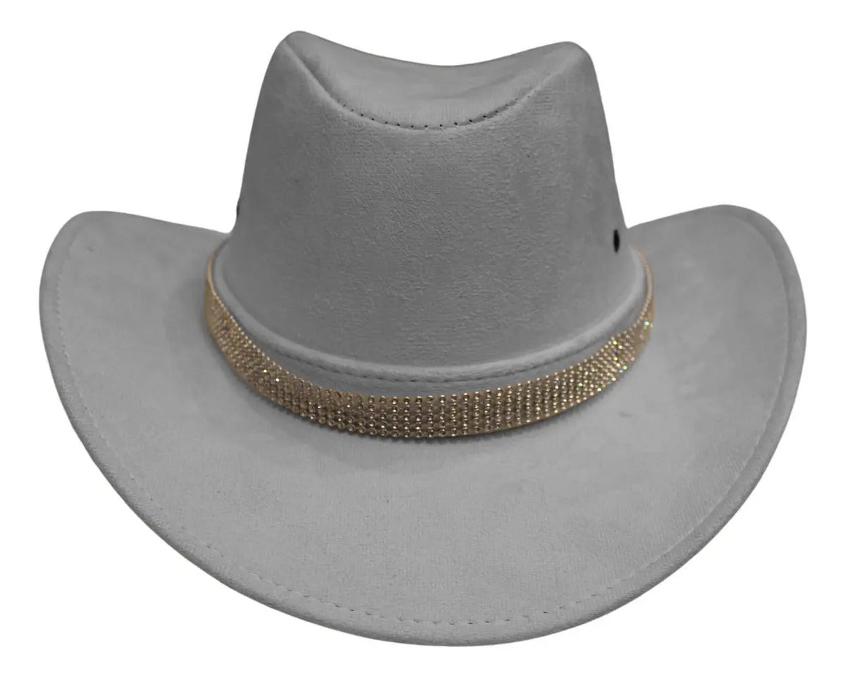 Chapéu Modelo Ana Castela Com Strass Versão Texas Cores Top