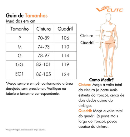 Short Feminino Academia Saia Fitness Corrida Poliamida Elite