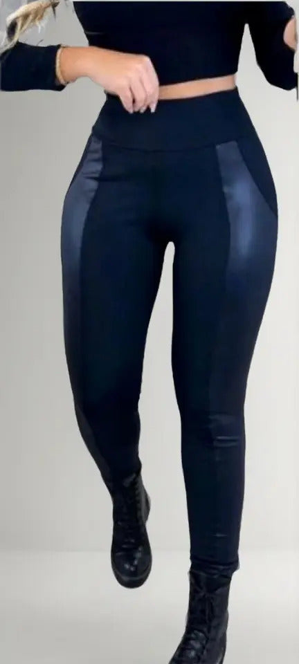 Calça Feminina Legging Montaria Flanelada Preta Premium