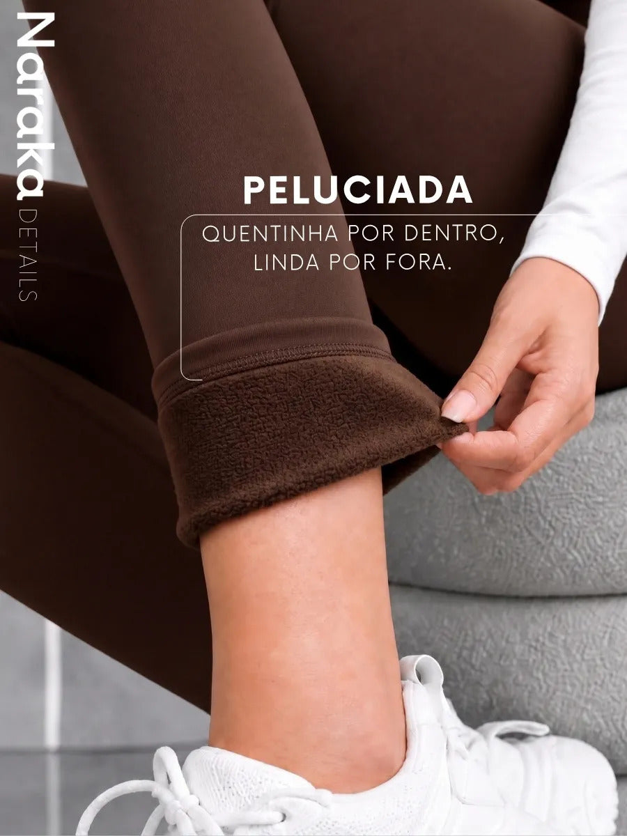 Calça Legging Flanelada Grossa Zero Transparência Inverno