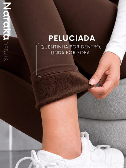 Calça Legging Flanelada Grossa Zero Transparência Inverno