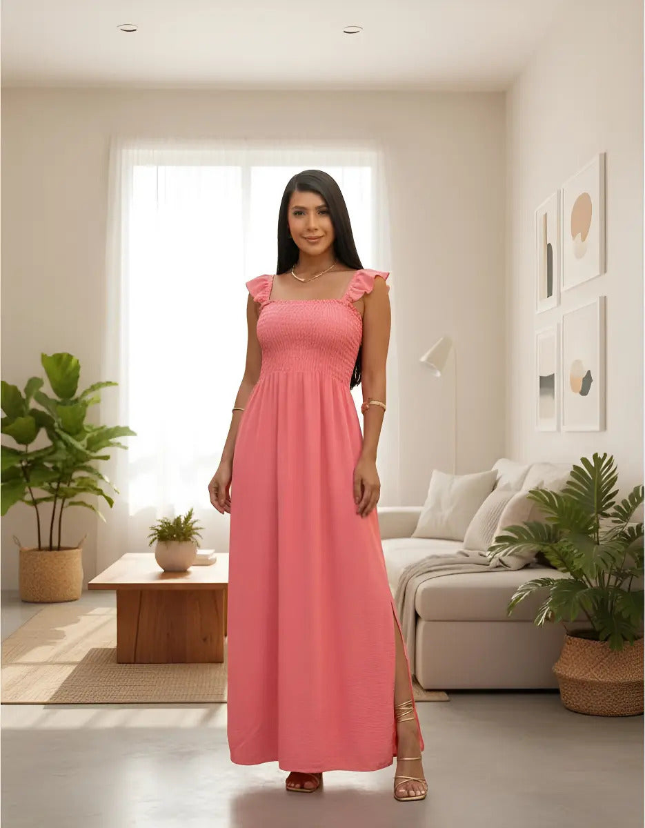 Loose-fitting Casual Long Dress Strappy Summer Party Evangelical