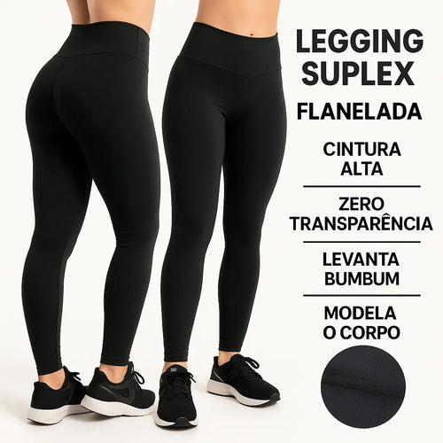 Calca Feminina Termica Forrada Legging Aveludada Frio Grossa