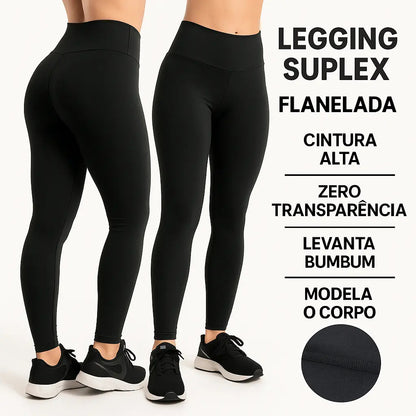 Calca Feminina Termica Forrada Legging Aveludada Frio Grossa