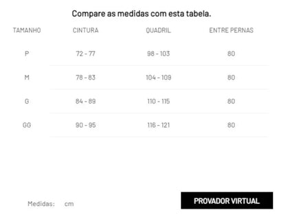 Short Feminino Lupo Modela Bumbum Sport Cós Alto Anatomico