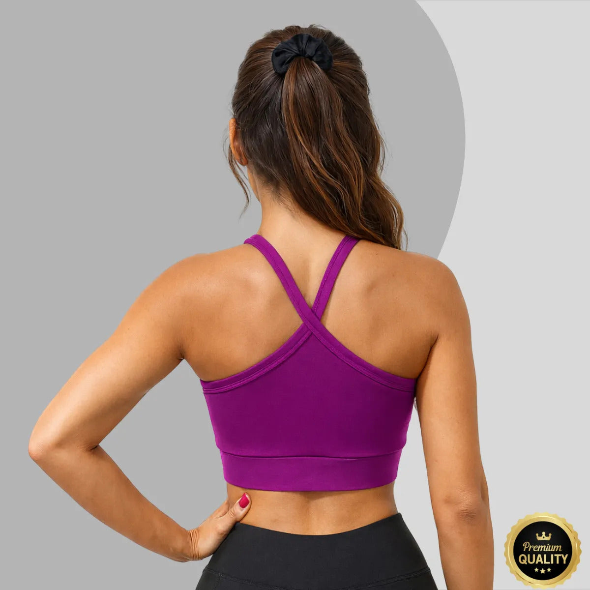Top Cropped Feminino Alça Cruzada Zero Transparência Suplex