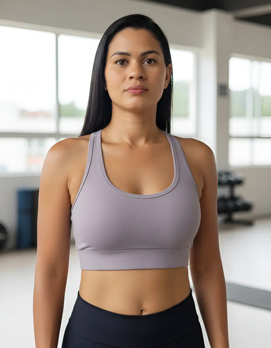 Top Cropped K2b Nadador Sem Bojo Poliamida Com Elastano