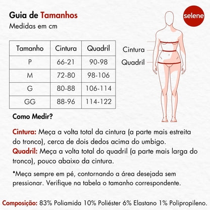 Calça Legging Fitness Academia Selene Levanta Bumbum