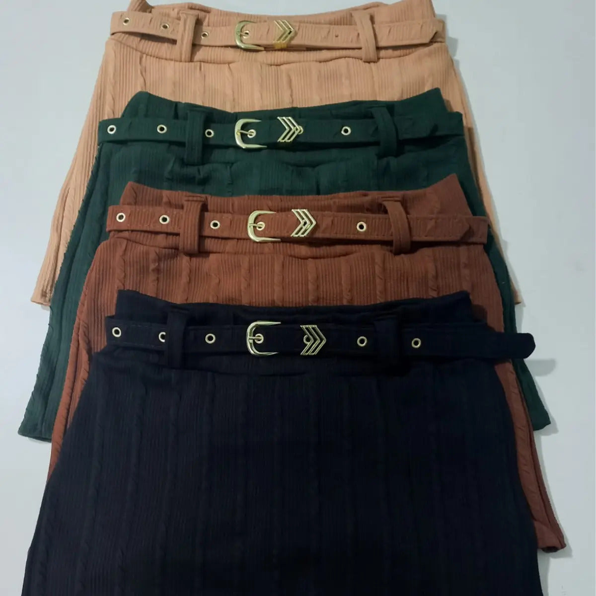 Short Saia Feminino Social Alfaiataria Cintura Alta