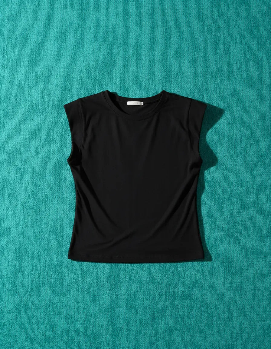 Blusa Feminina Muscle Tee Viscolycra Clássica Casual Chic