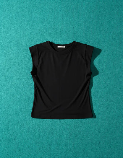 Blusa Feminina Muscle Tee Viscolycra Clássica Casual Chic