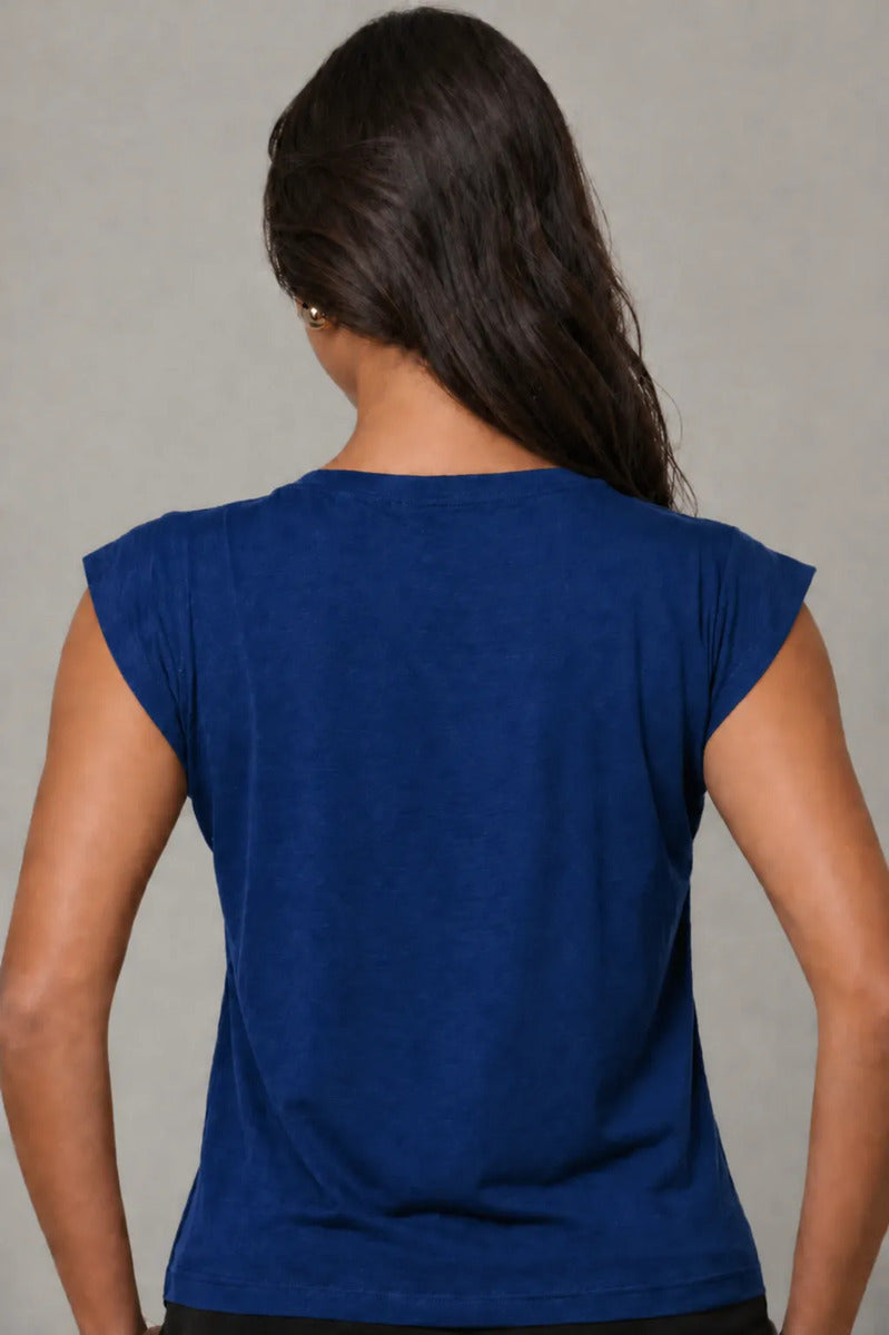 Blusa Feminina Muscle Tee Viscolycra Clássica Casual Chic