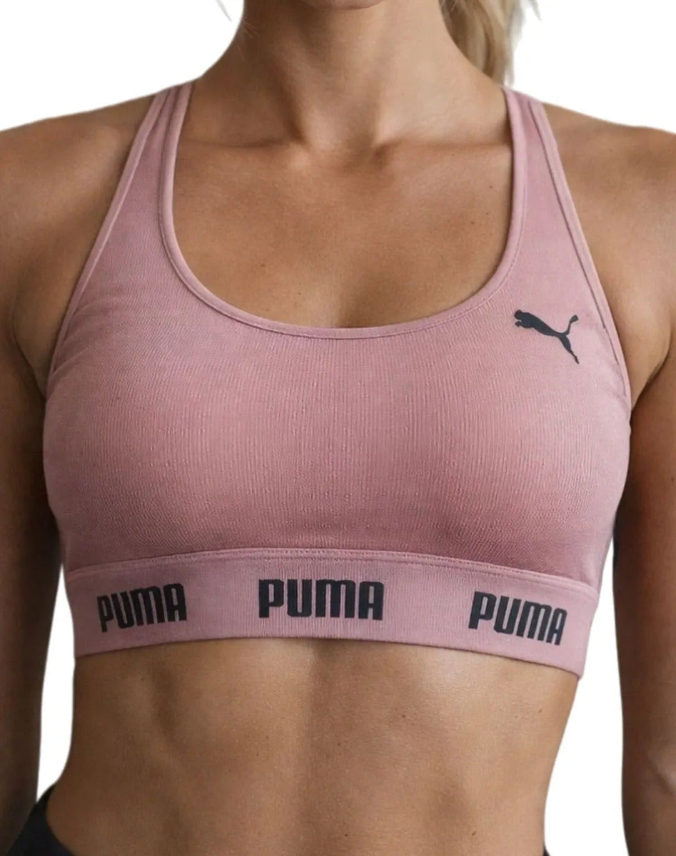 Top Puma Original Feminino Alta Sustentação Academia Fitness