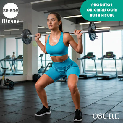 Short Selene Poliamida Zero Transparência Bermuda S/ Costura
