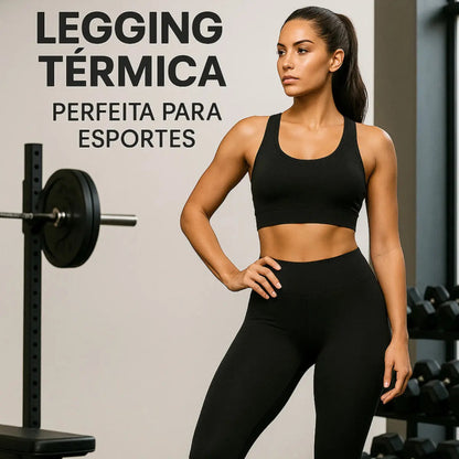 Calca Feminina Termica Forrada Legging Aveludada Frio Grossa