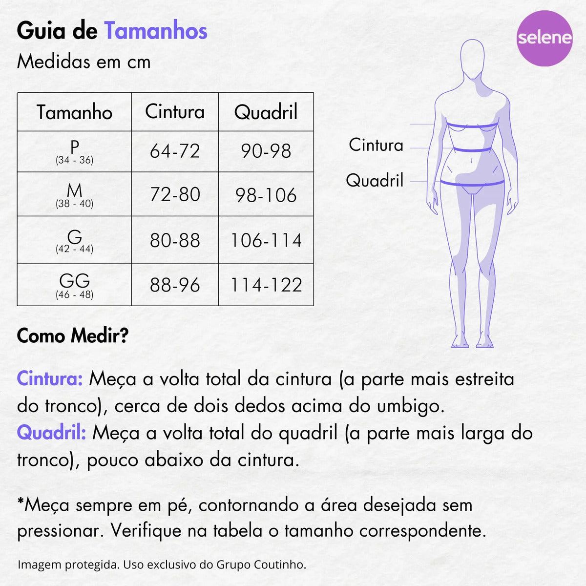 Calça Legging Zero Transparência Fitness Cintura Alta Selene
