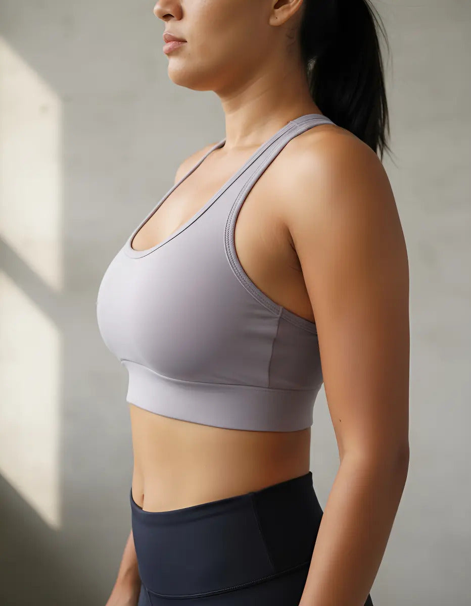Top Cropped K2b Nadador Sem Bojo Poliamida Com Elastano