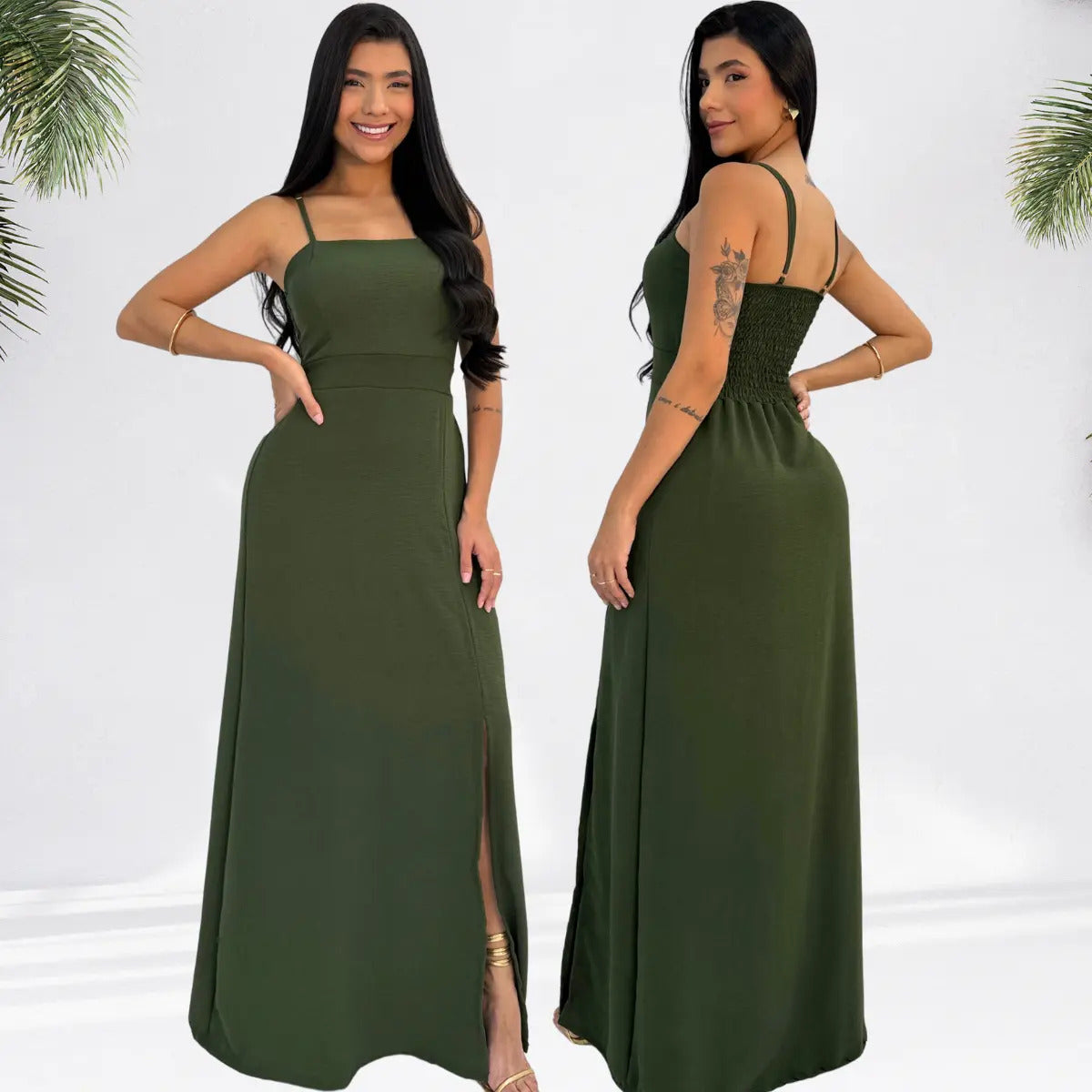 Vestido Longo Social para Madrinha Elegante Casamento