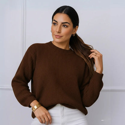 Suéter Blusa Manga Longa Max Cropped Frio Pullover Lã Trico