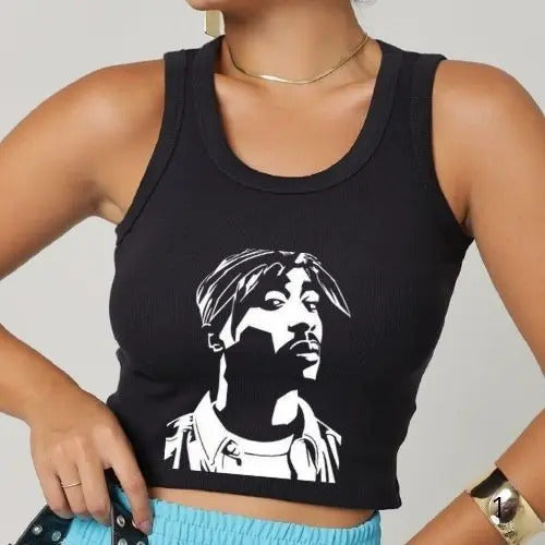 Regata Cropped 2pac Tupac