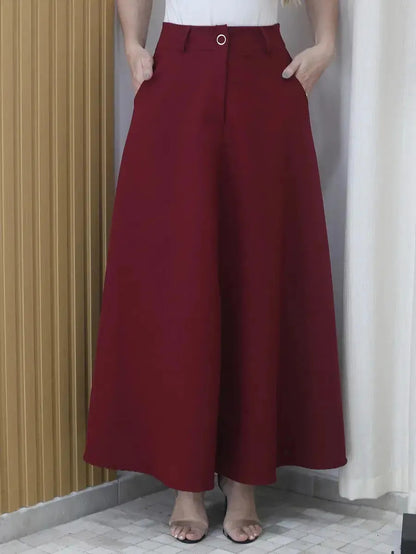 Saia Longa Social Alfaiataria Moda Feminina Evangelica Prime