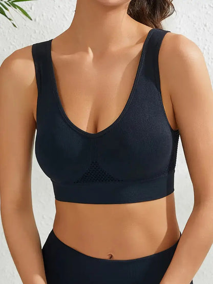 Kit 3 Tops Com Bojo Esportivo Fitness Academia Yoga Ciclismo