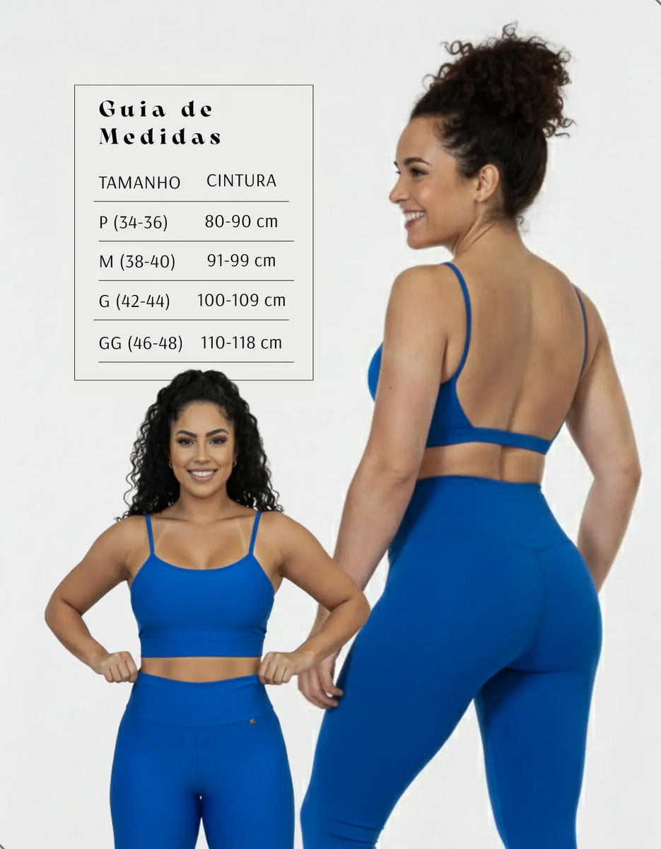 Top Fitness Academia Alça Fina Costa Aberta Feminino
