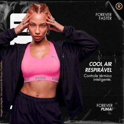 Top Puma Academia Fitness Original Nadador Alta Sustentação
