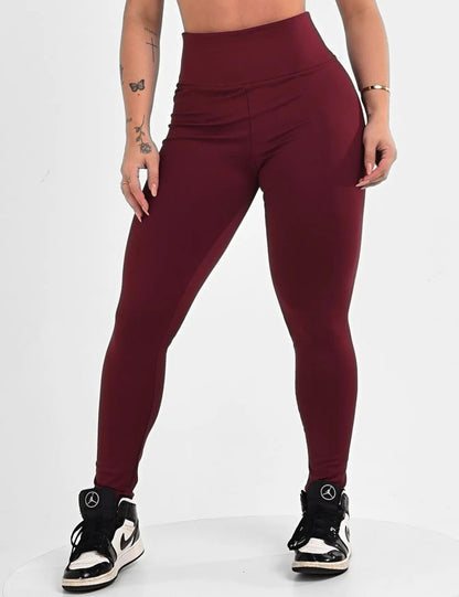 Calça Legging Leg Zero Transparência Cintura Alta Academia