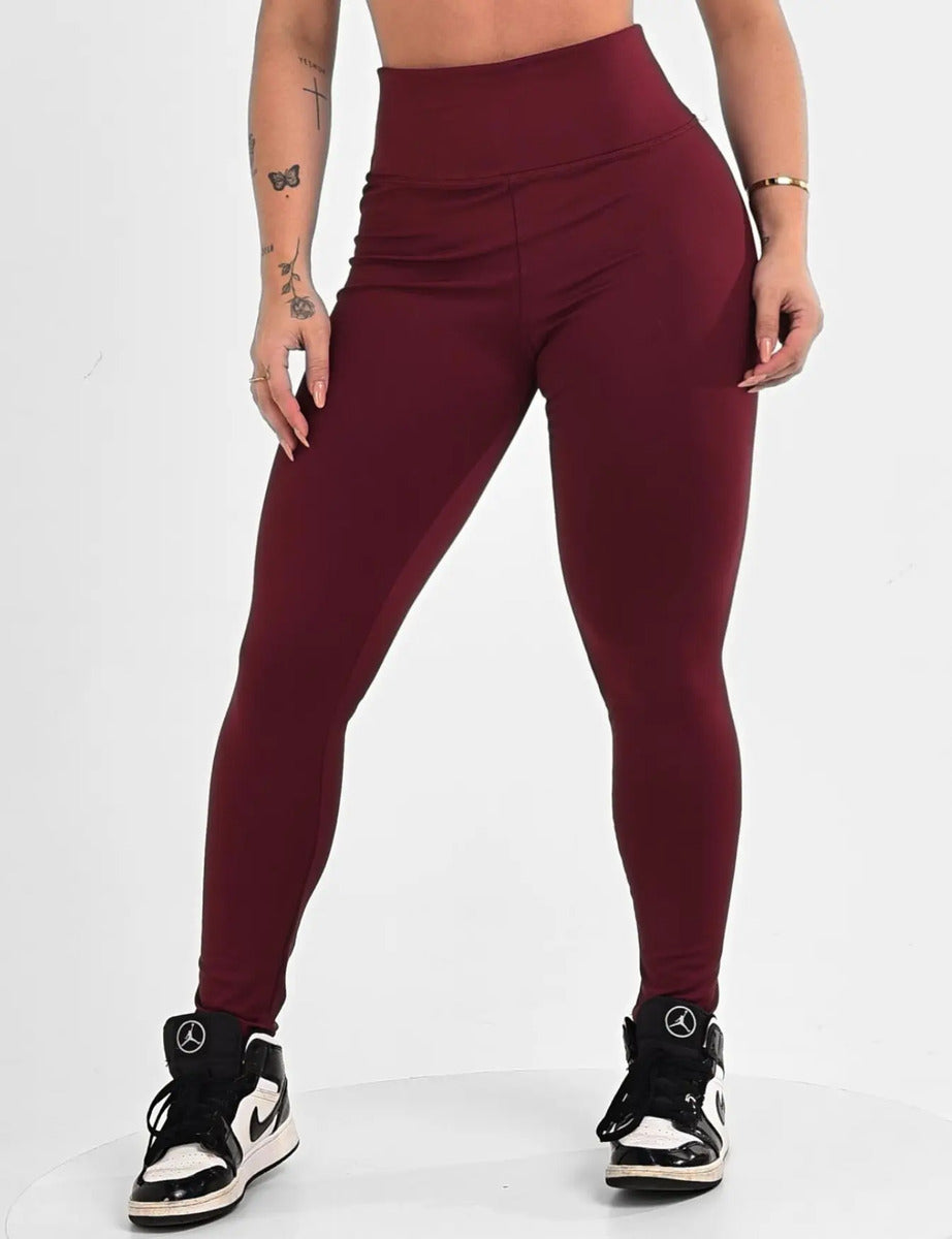 Calça Legging Leg Zero Transparência Cintura Alta Academia
