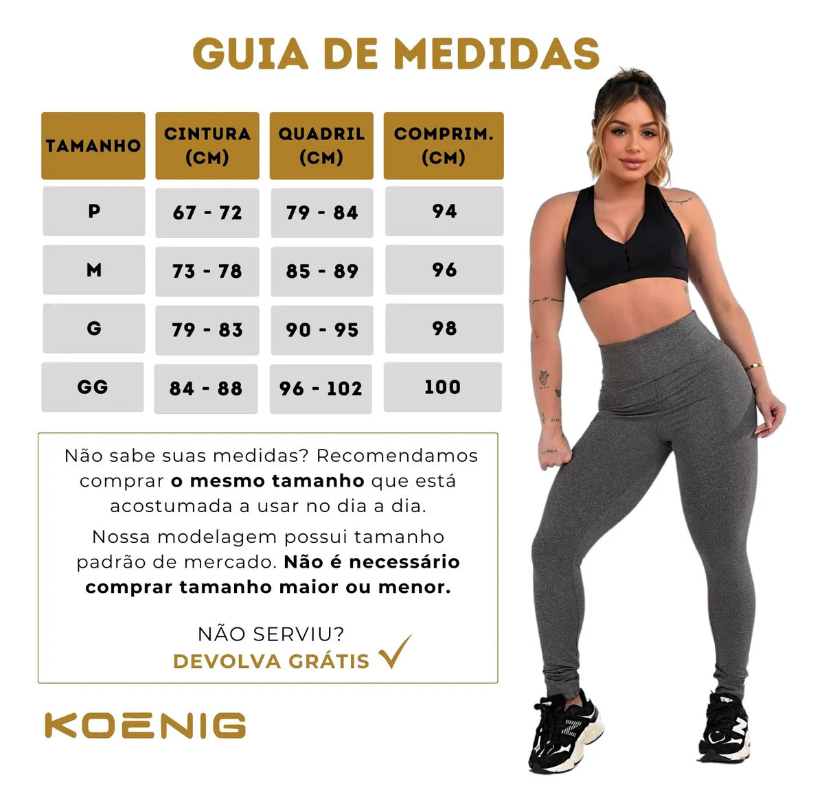 Calça Legging Leg Zero Transparência Cintura Alta Academia