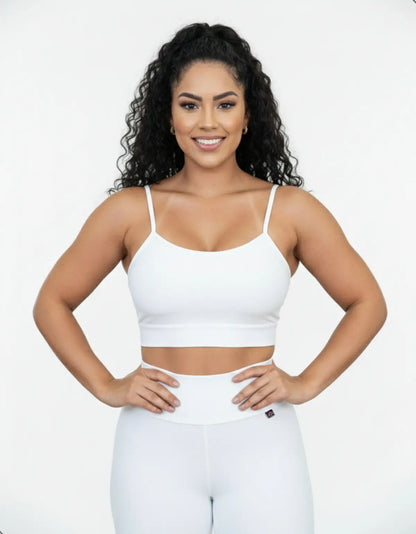 Kit-2 Top Alcinha Fina Academia Fitness C/ Bojo Suplex Power