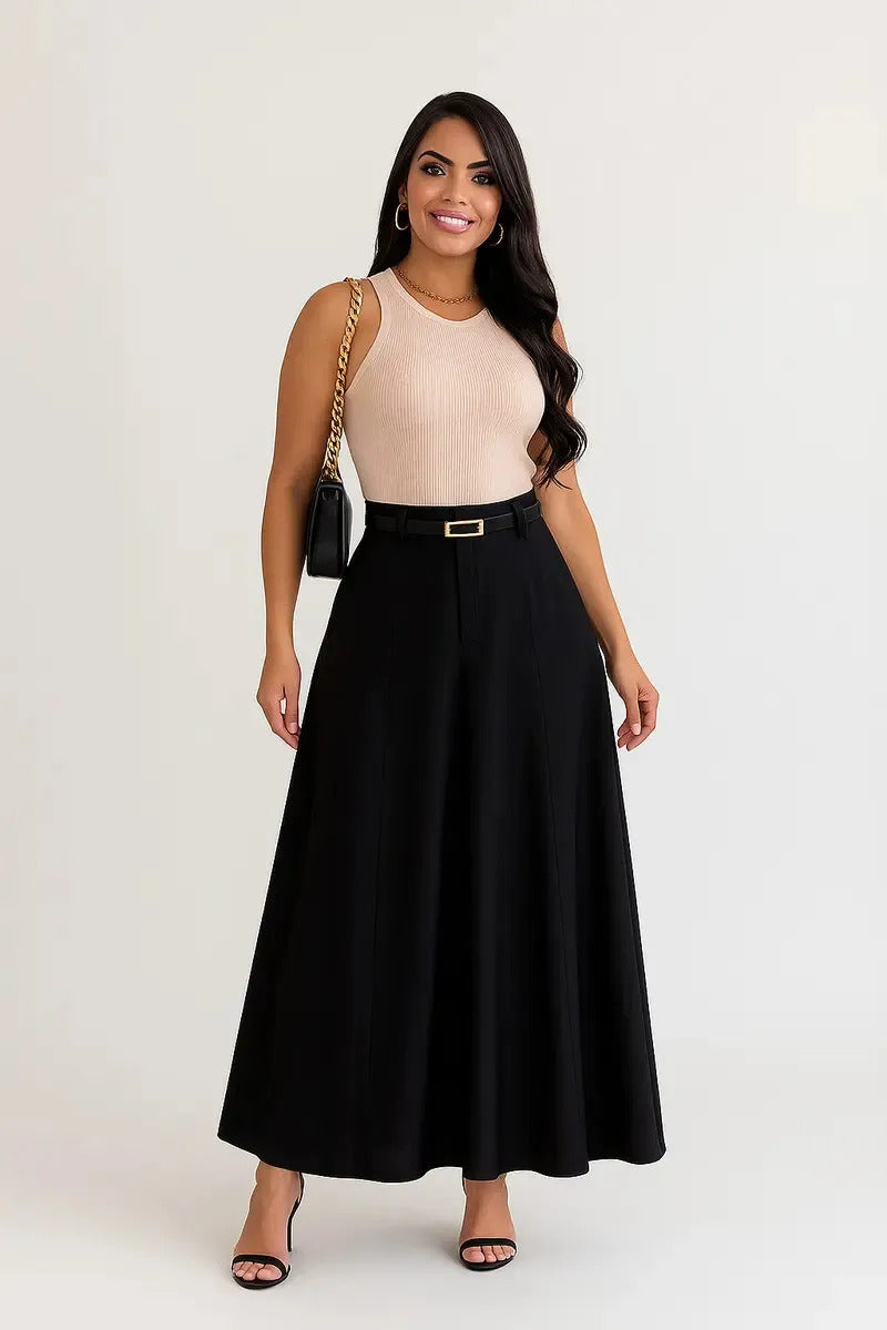 Saia Longa Social Alfaiataria Moda Feminina Evangelica Prime