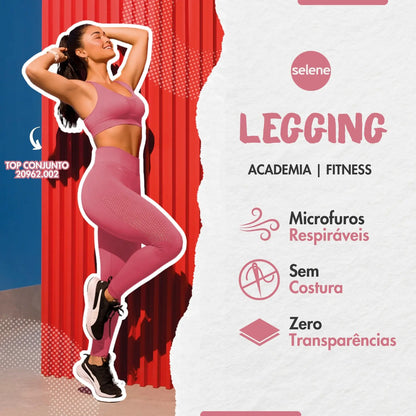 Legging Fitness de Treino Zero Transparência Selene