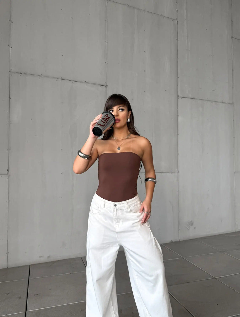 Tube Top Faixa Feminino Tubinho Forro Duplo Básico Suplex
