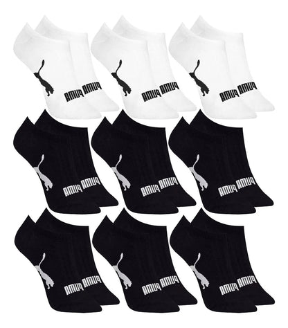 Kit 9 Pares Meias Invisível Puma Sapatilha Soquete Original