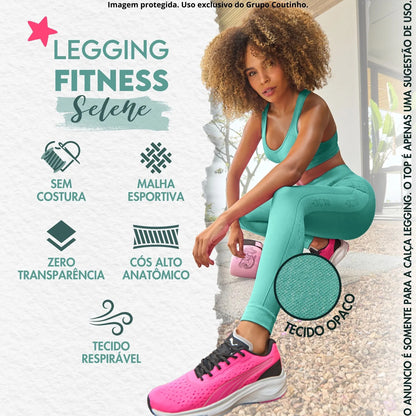 Calça Legging Fitness Academia Selene Levanta Bumbum