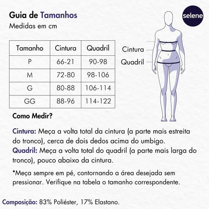 Legging Academia Corrida Com Bolso Selene Zero Transparência