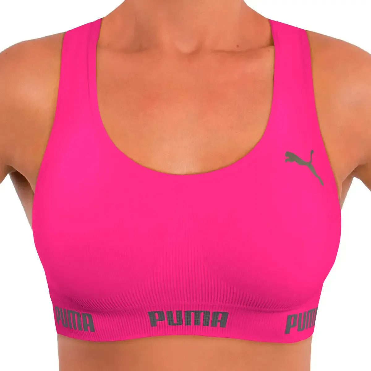 Top Puma Original Feminino Alta Sustentação Academia Fitness