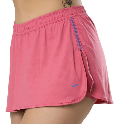 Short Feminino Academia Saia Fitness Corrida Poliamida Elite
