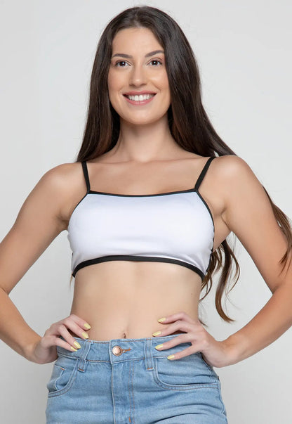 Top Costa Nua De Academia Feminino Fitness Ginástica Treino