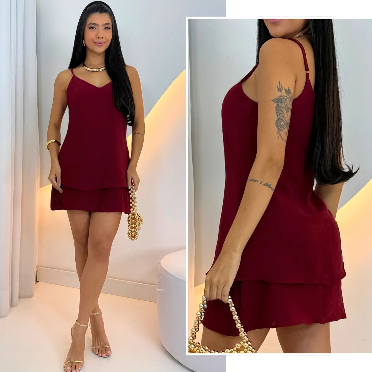 Vestido Feminino Ísis Leve Fluido Casual Elegante Duna para o Verão