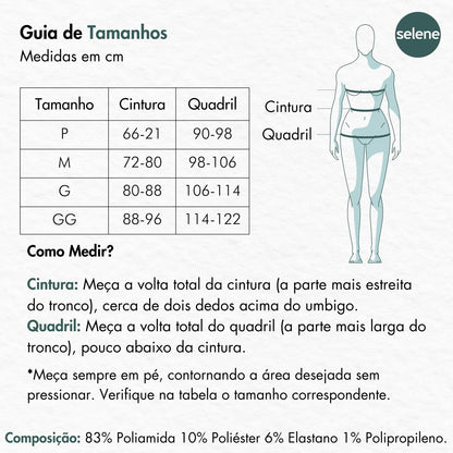 Calça Legging Fitness Academia Selene Levanta Bumbum