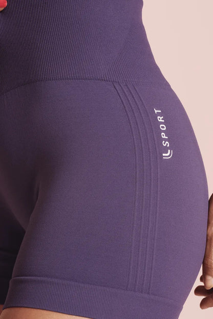 Short Feminino Lupo Modela Bumbum Sport Cós Alto Anatomico