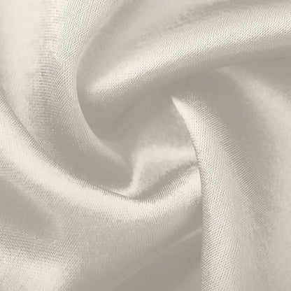 Camisa Feminina, Cor Sólida, Seda E Cetim, Blusa Longa